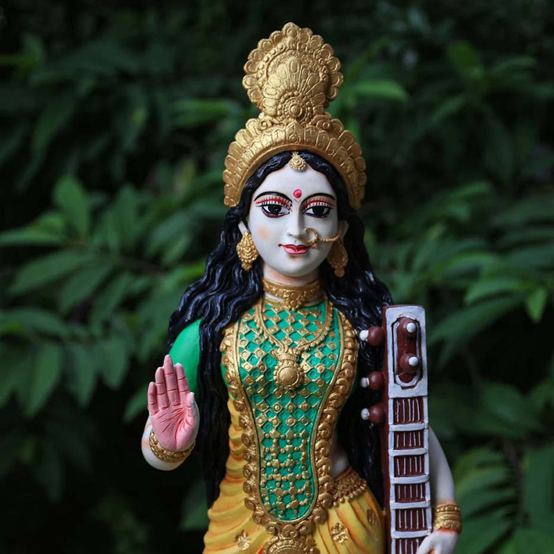 Saraswati Marble Sculpture