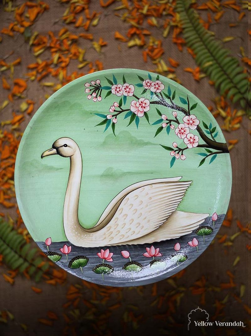 Swan Pichwai Plate