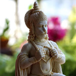 White Hanuman Sculpture 