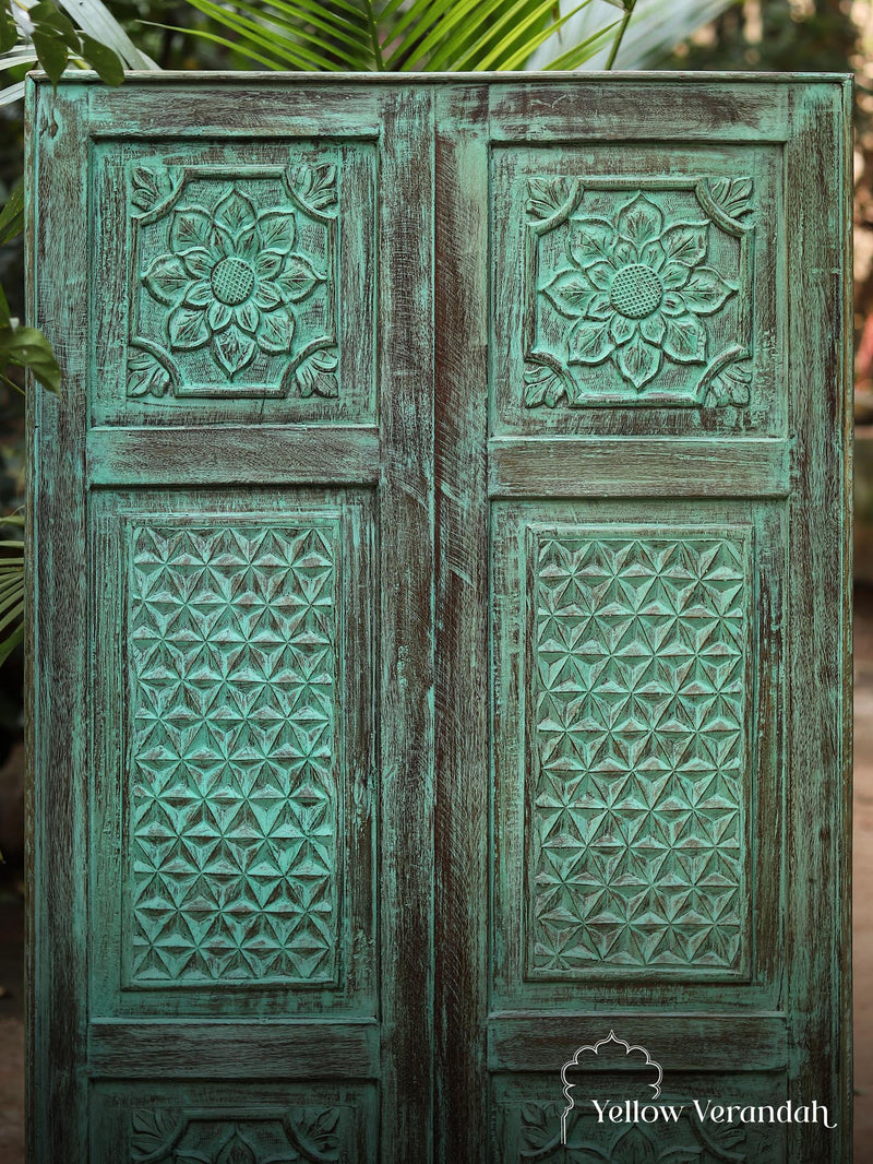 Wooden Carved Antique Window 